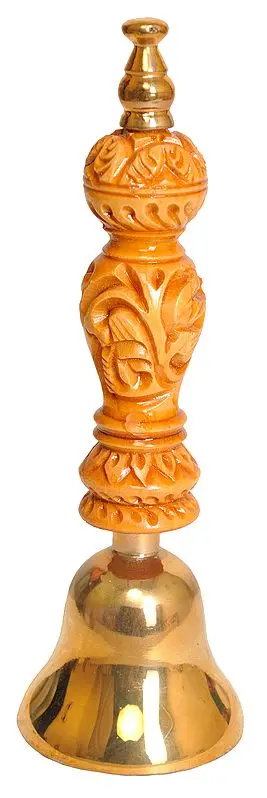 Fine Quality Ritual Bell with Carved Handle