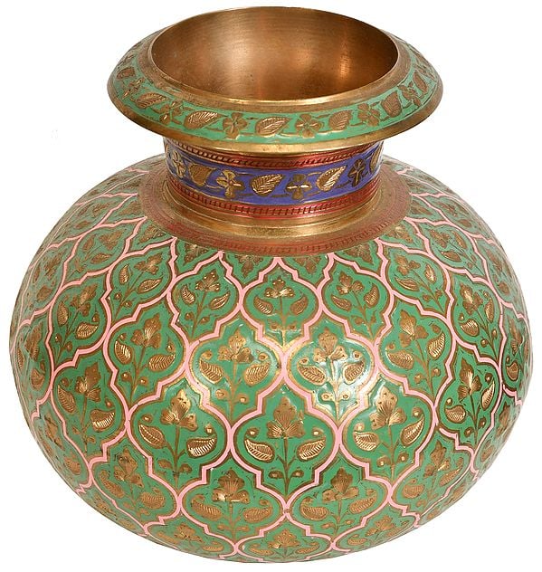 Decorated Fine Islamic Pot