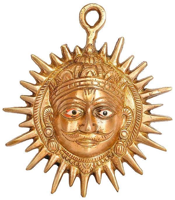 Brass Surya Dev for Vastu - Brass Sun Wall Hanging