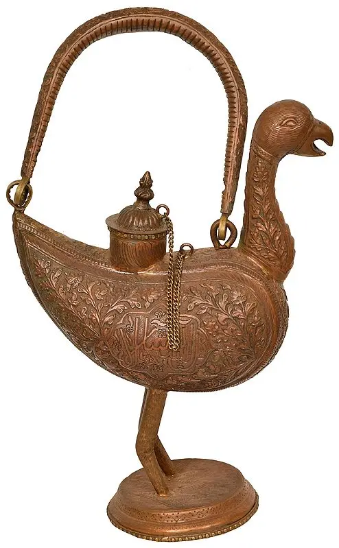 Decorated Bird Surahi