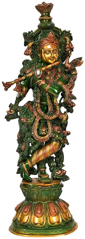 Fluting Krishna
