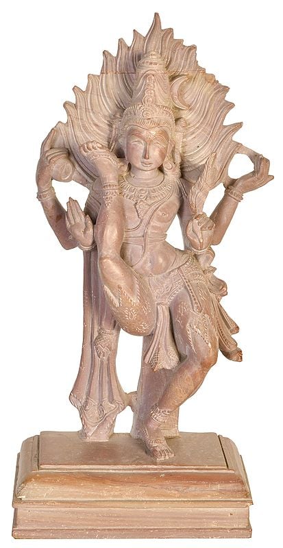 Urdhva Tandava of Lord Shiva with Flaming Hair