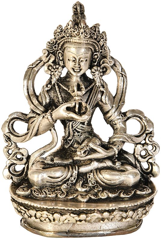 Made in Nepal Vajrasattva - Holder of Thunderbolt and Bell (Tibetan Buddhist Deity)