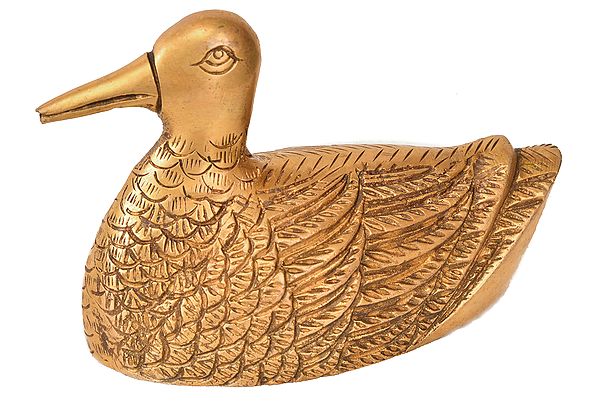 Decorative Brass Duck Figurine | Home Decorative Showpiece