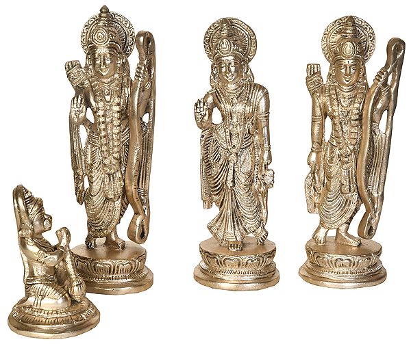 7" Rama Durbar In Brass | Handmade | Made In India