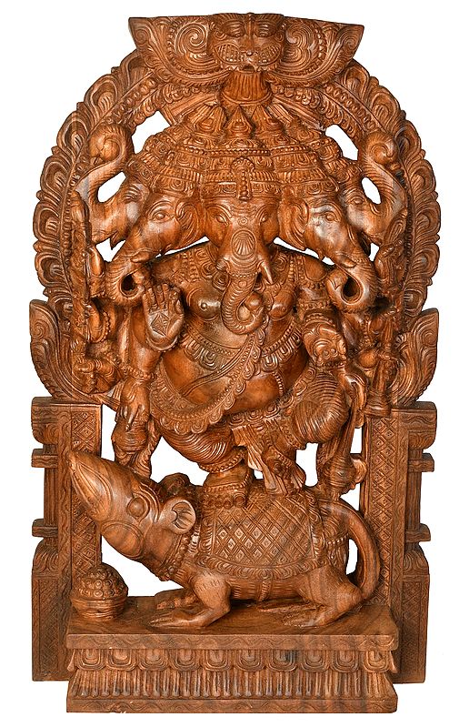 Panchamukha Dancing Ganesha (Large Size)