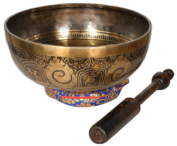 Tibetan Buddhist OM (AUM) Singing Bowl (Made in Nepal)