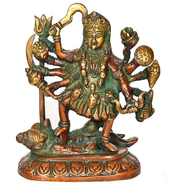 Goddess Kali on Lotus Base