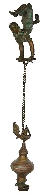 Acrobat Shiva Oil Lamp