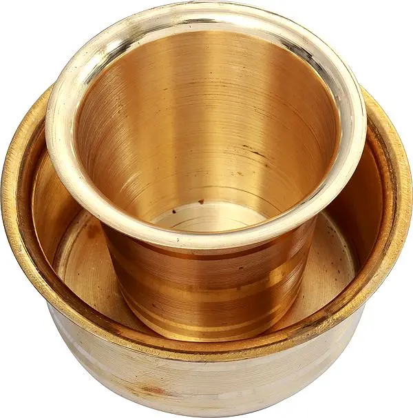 South Indian Brass Coffee Set