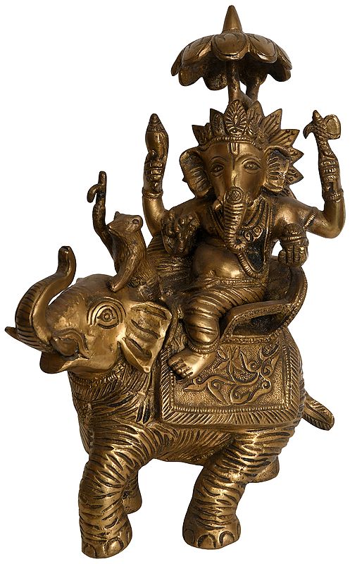 Ganesha Riding On an Elephant