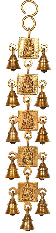 Lord Ganesha Wall Hanging Bells