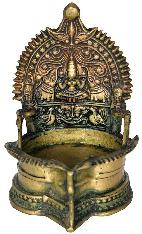Gajalakshmi Puja Lamp