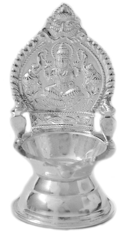 Gajalakshmi Small Puja Lamp