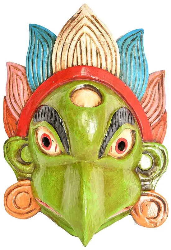 Wrathful Garuda Mask from Nepal