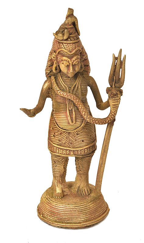 Small Tribal Shiva with Pot Belly