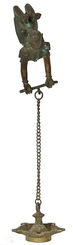 Acrobat Shiva Wall Mounted Wick Lamp