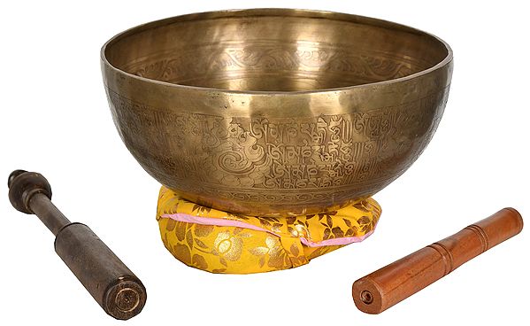 Tibetan Buddhist OM Fine Nepalese Singing Bowl