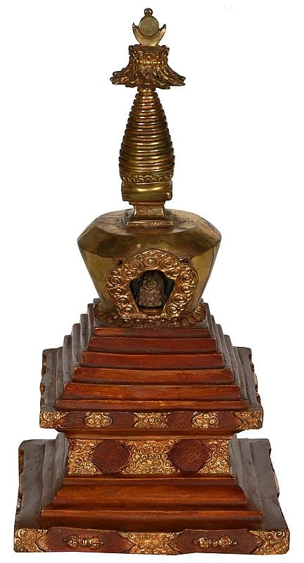 Made in Nepal Tibetan Buddhist Stupa (Chorten)