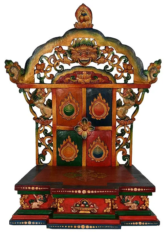 Tibetan Buddhist Deity Throne