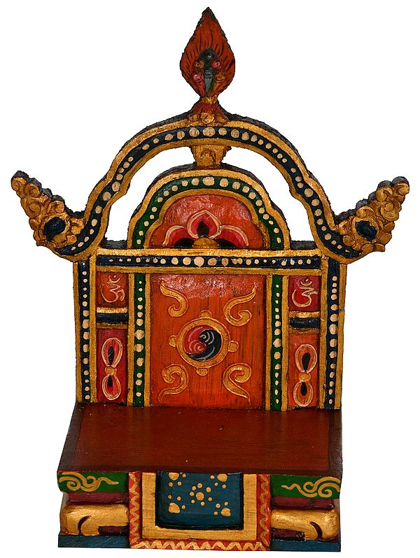 Tibetan Buddhist Deity Throne from Nepal