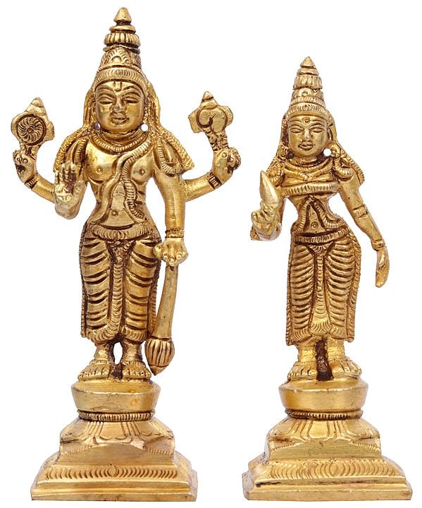 Lord Vishnu with Goddess Lakshmi