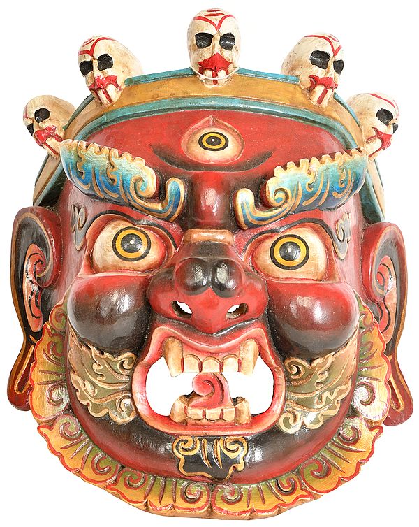 Tibetan Buddhist Mahakala Mask from Nepal