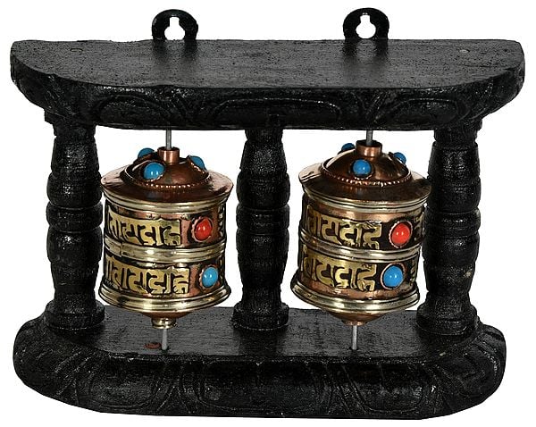 Tibetan Buddhist Prayer Wheel (Made in Nepal)