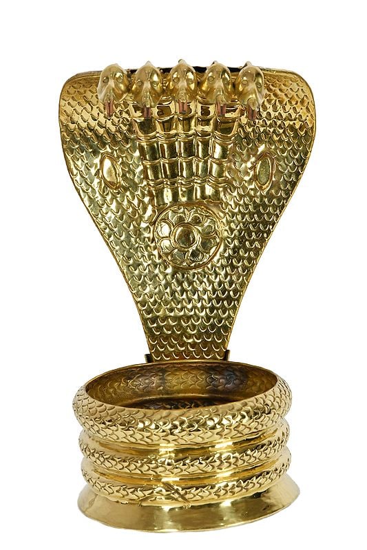 10" Linga Stand In Brass | Handmade | Made In India