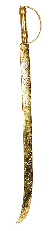 36" Sword of Goddess In Brass | Handmade | Made In India