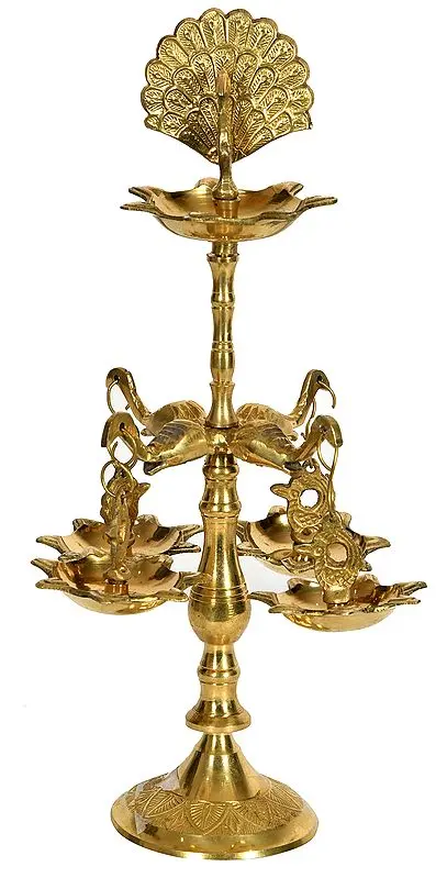 Peacock Lamp