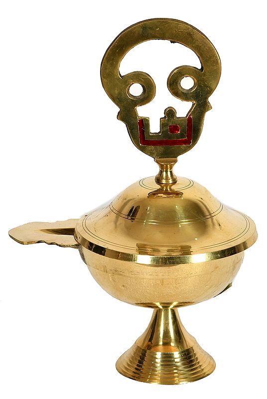 Tamil OM Ritual Lamp