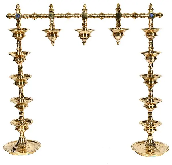Traditional South Indian Lamp