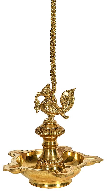 Superfine Peacock Roof Hanging Lamp