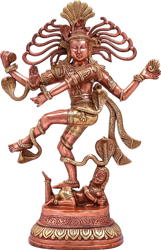 21" Lord Shiva Nataraja Brass Statue – Divine Dance of Creation | Handmade in India