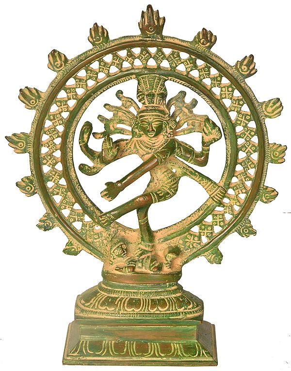 8" Nataraja Brass Sculpture | Handmade | Made in India