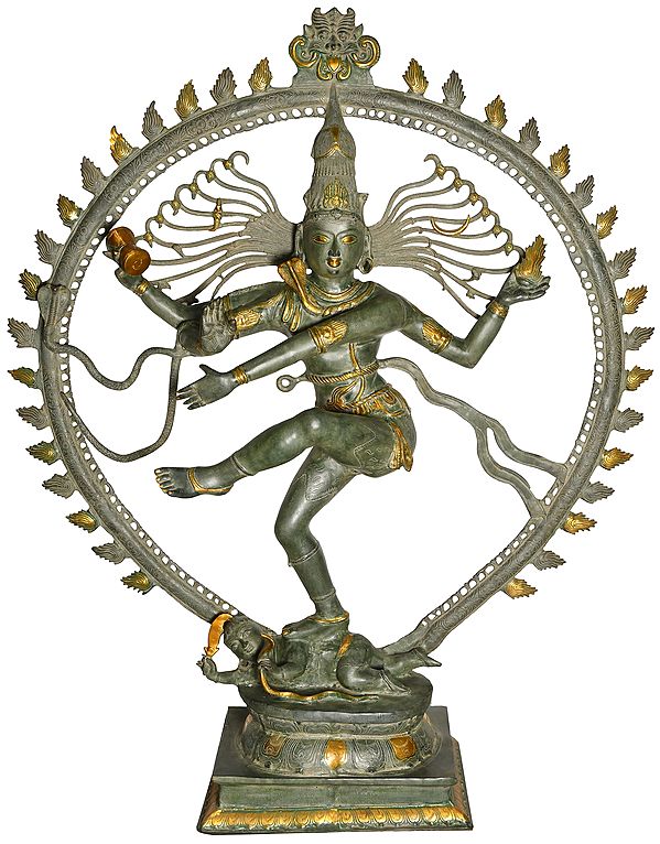 71" The Glory Of Lord Nataraja In Brass | Handmade | Made In India