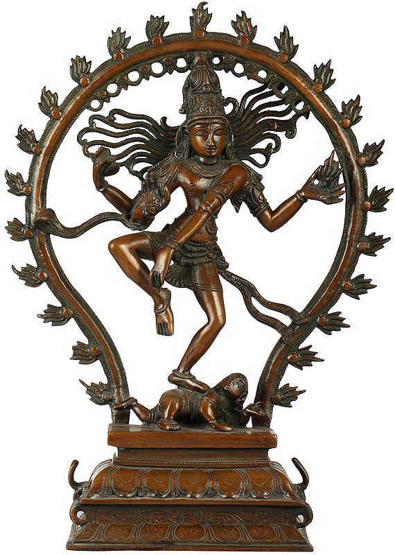 16" Nataraja In Brass | Handmade | Made In India