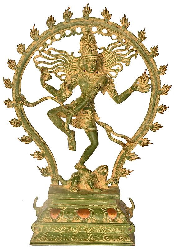 16" Nataraja In Brass | Handmade | Made In India