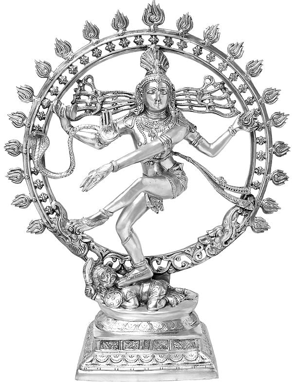33" Nataraja Conforming to Textual Prescriptions In Brass | Handmade | Made In India