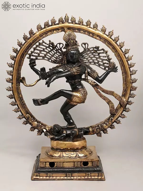 40" Large Size Nataraja In Brass | Handmade | Made In India