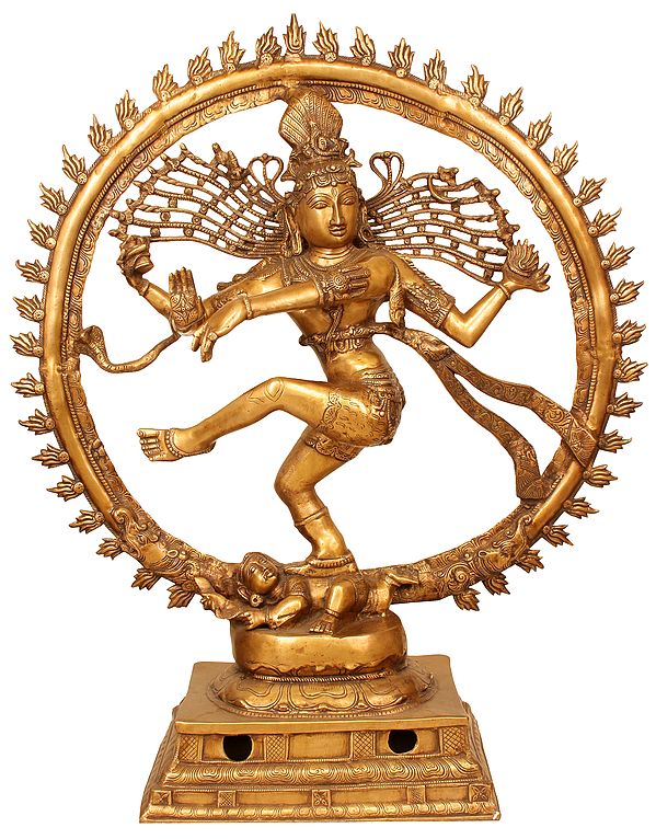 40" Large Size Nataraja In Brass | Handmade | Made In India