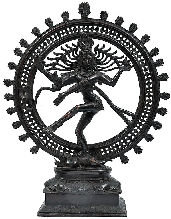 22" Nataraja - King of Dancers In Brass | Handmade | Made In India