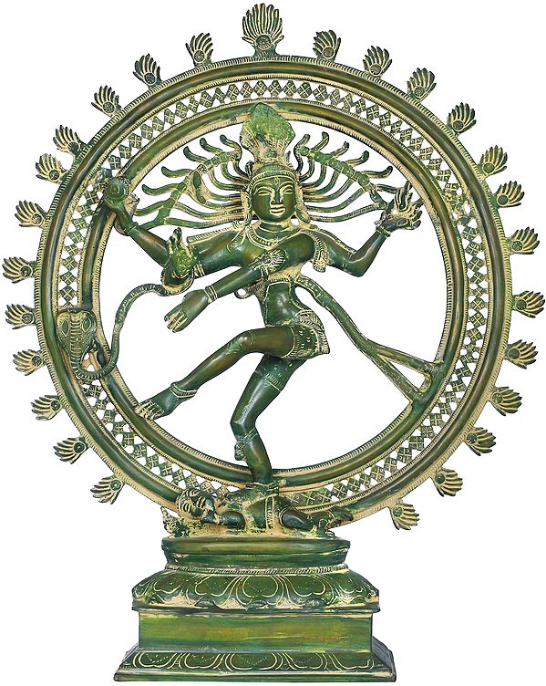 22" Nataraja - King of Dancers In Brass | Handmade | Made In India