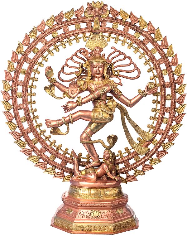 30" Large Size Nataraja In Brass | Handmade | Made In India