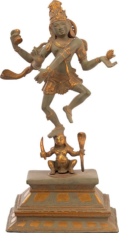 17" The Graceful Nataraja, Triumphant Over Apasmara | Lord Shiva As Nataraja | Brass Statue | Handmade | Made In India