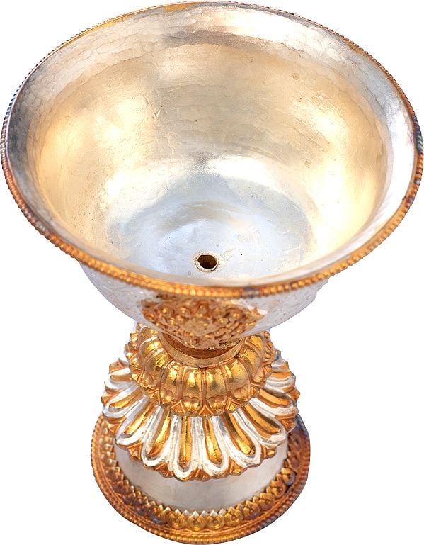 Ghee (Clarified Butter) Lamp Exotic India Art