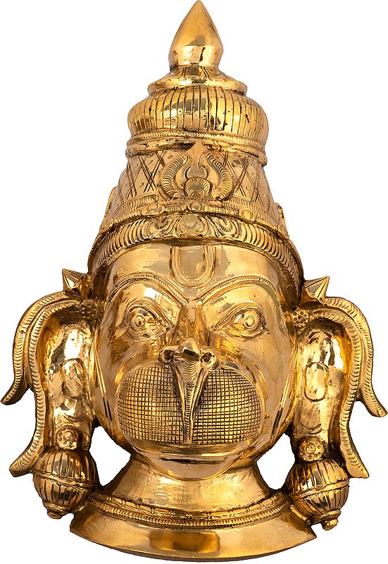 Imposing Hanuman Mask Wall-hanging