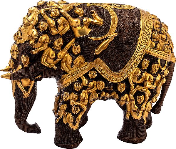 Elephant Made of Lady Figures (Nari Kunjar)