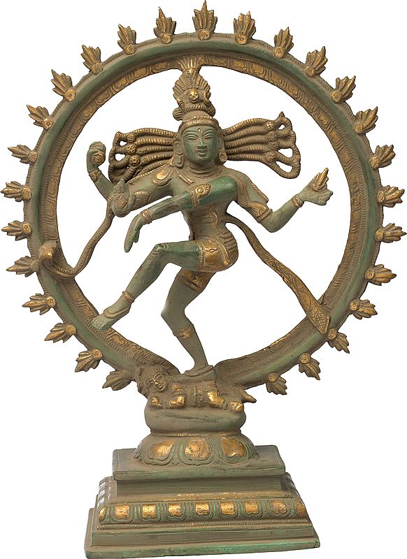 15" Nataraja, Of Divine Prowess In Brass | Handmade | Made In India